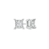 Thumbnail Image 1 of 1/4 CT. T.W. Princess-Cut Diamond Solitaire Stud Earrings in Sterling Silver (J/I3)