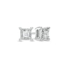 Thumbnail Image 1 of 1/10 CT. T.W. Princess-Cut Diamond Solitaire Stud Earrings in Sterling Silver (J/I3)