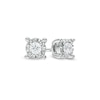 Thumbnail Image 1 of 1/10 CT. T.W. Diamond Solitaire Stud Earrings in Sterling Silver (J/I3)