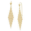 Thumbnail Image 1 of Kite-Shaped Bead Drop Earrings in 10K Gold