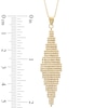 Thumbnail Image 2 of Kite-Shaped Bead Drop Pendant in 10K Gold