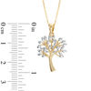 Thumbnail Image 2 of Tree Pendant in 10K Two-Tone Gold