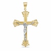 Thumbnail Image 0 of Large Crucifix Charm in 10K Two-Tone Gold