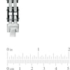 Thumbnail Image 1 of Men's 1/8 CT. T.W. Black Diamond Cross ID Bracelet in Two-Tone Stainless Steel - 8.5"