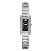 Thumbnail Image 1 of Ladies' Bulova Crystal Accent Watch with Rectangular Black Dial (Model: 96L202)