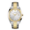 Thumbnail Image 0 of Men's Bulova Diamond Accent Two-Tone Watch with Silver Dial (Model: 98D125)