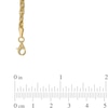 Thumbnail Image 2 of 018 Gauge Rope Chain Bracelet in 14K Gold - 7.25"
