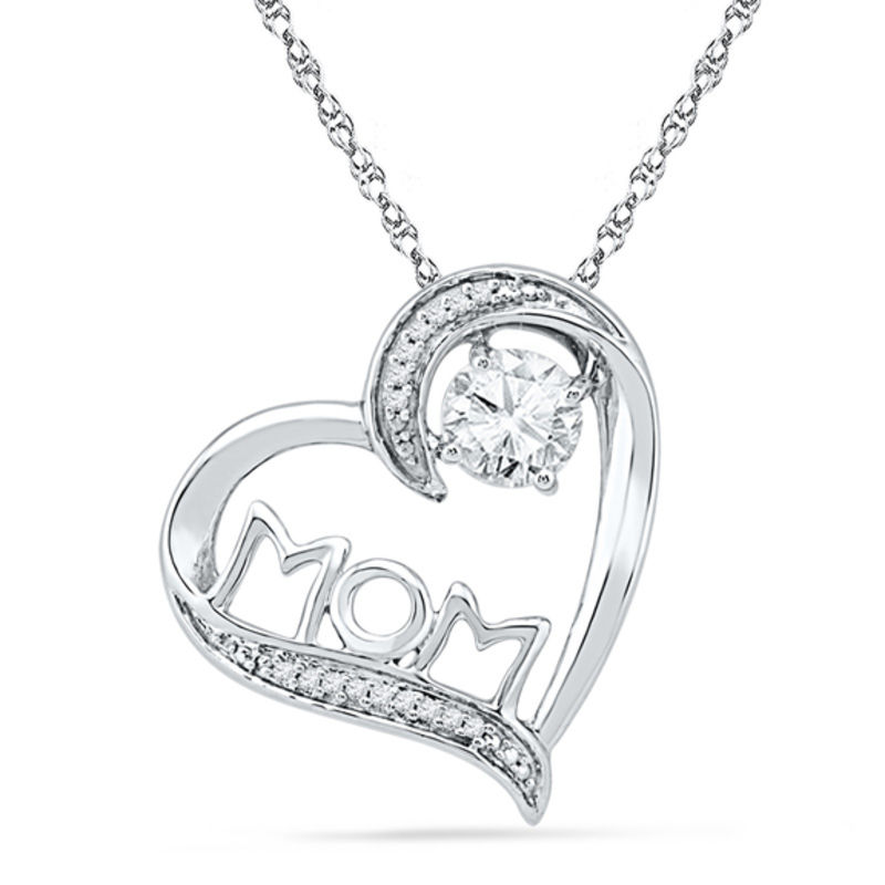 Wonder Woman™ Collection Mother/Daughter Diamond Symbol Necklaces in  Sterling Silver | Zales