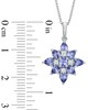 Thumbnail Image 2 of Tanzanite and Diamond Accent Pendant in 10K White Gold