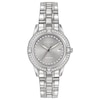 Thumbnail Image 0 of Ladies' Citizen Eco-Drive® Crystal Accent Silhouette Watch with Silver Dial (Model: FE1150-58H)