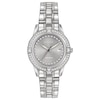 Thumbnail Image 1 of Ladies' Citizen Eco-Drive® Crystal Accent Silhouette Watch with Silver Dial (Model: FE1150-58H)