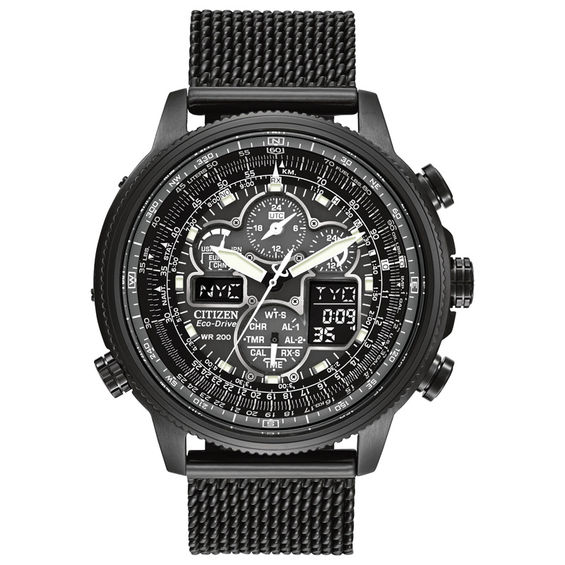 Men's Citizen Eco-Drive® Navihawk A-T Radio Controlled Watch (Model: JY8037-50E) Men's Citizen Eco-Drive® Navihawk A-T Radio Controlled Watch (Model: JY8037-50E)