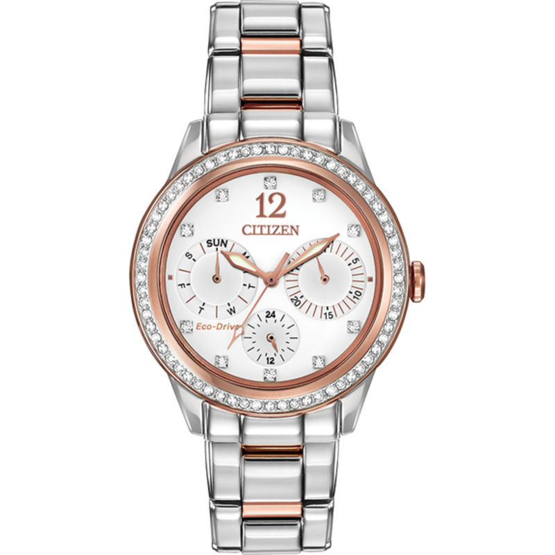 Ladies' Citizen Eco-Drive® Silhouette Crystal Chronograph