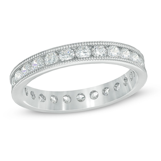 1-1/2 CT. T.w. Diamond Vintage-Style Eternity Band in Platinum
