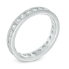 Thumbnail Image 1 of 1-1/2 CT. T.W. Diamond Vintage-Style Eternity Band in Platinum