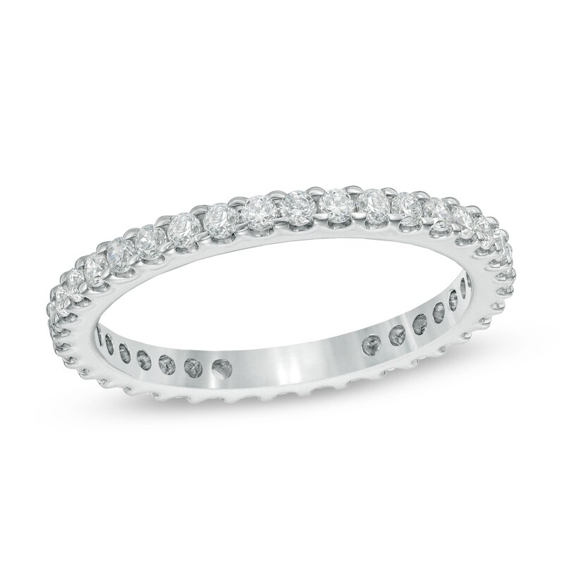 1/2 CT. T.W. Diamond Eternity Anniversary Band in Platinum