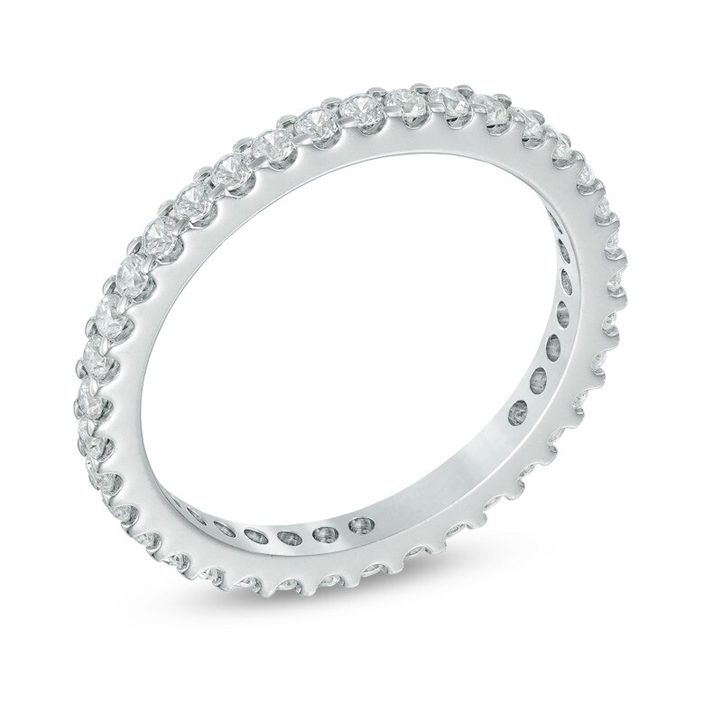 1/2 CT. T.W. Diamond Eternity Anniversary Band in Platinum