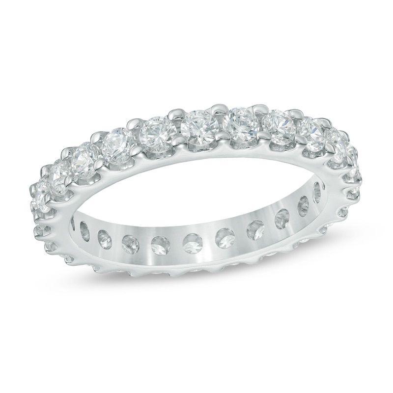 Main Image 1 of 1-1/4 CT. T.W. Diamond Eternity Band in Platinum