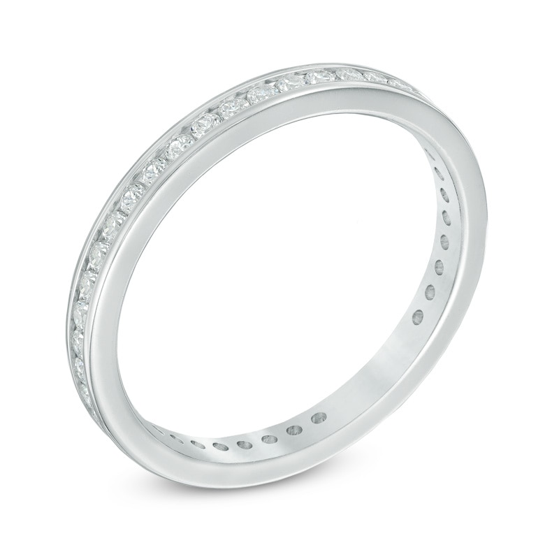 Main Image 2 of 1/2 CT. T.W. Diamond Eternity Band in Platinum