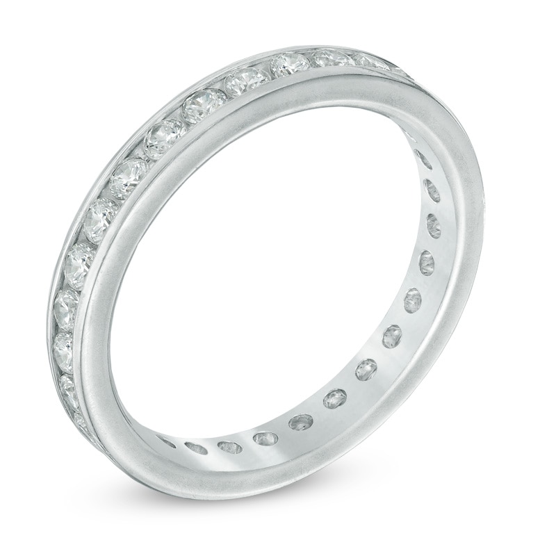 Main Image 2 of 1 CT. T.W. Diamond Eternity Band in Platinum