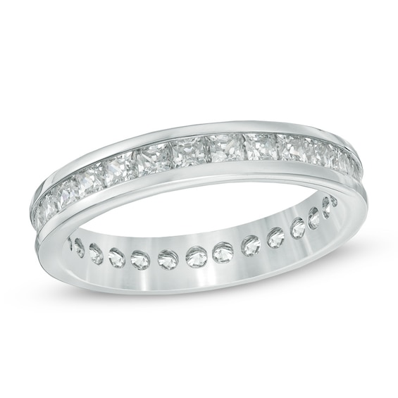 2 CT. T.w. Princess-Cut Diamond Eternity Band in Platinum