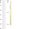 Thumbnail Image 2 of Diamond-Cut Matchstick Drop Earrings in 10K Gold