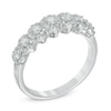 Thumbnail Image 1 of 1/2 CT. T.W. Diamond Frame Seven Stone Wedding Band in 14K White Gold