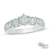 Thumbnail Image 1 of 3/4 CT. T.W. Diamond Past Present Future® Engagement Ring in 14K White Gold