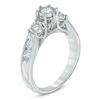 Thumbnail Image 2 of 3/4 CT. T.W. Diamond Past Present Future® Engagement Ring in 14K White Gold