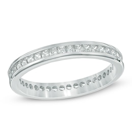 1 CT. T.W. Princess-Cut Diamond Eternity Band in Platinum