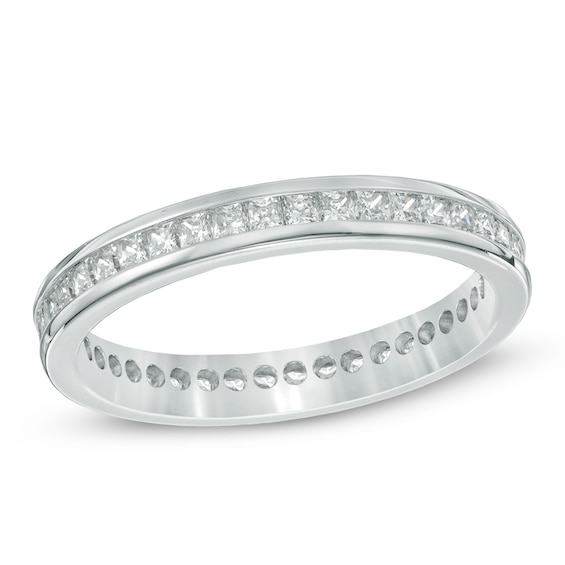 1 CT. T.w. Princess-Cut Diamond Eternity Band in Platinum