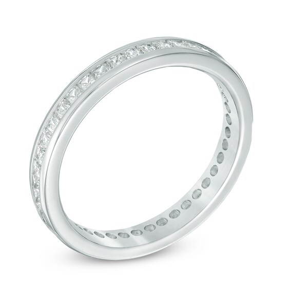 1 CT. T.w. Princess-Cut Diamond Eternity Band in Platinum