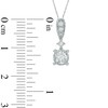 Thumbnail Image 1 of 1/2 CT. T.W. Diamond Drop Pendant in 10K White Gold