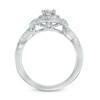Thumbnail Image 3 of 1/2 CT. T.W. Diamond Frame Vintage-Style Bridal Set in 14K White Gold