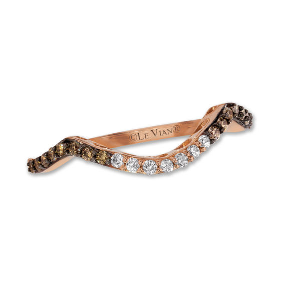 Le Vian Chocolate Diamonds 1 5 Ct T W Diamond Contour Wedding Le Vian Chocolate Diamonds 1 5 Ct T W Diamond Contour Wedding Band In