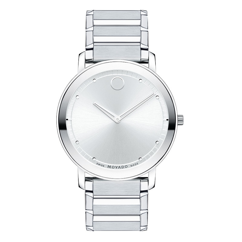 Main Image 1 of Men's Movado Sapphire™ Watch with Silver Dial (Model: 606881)