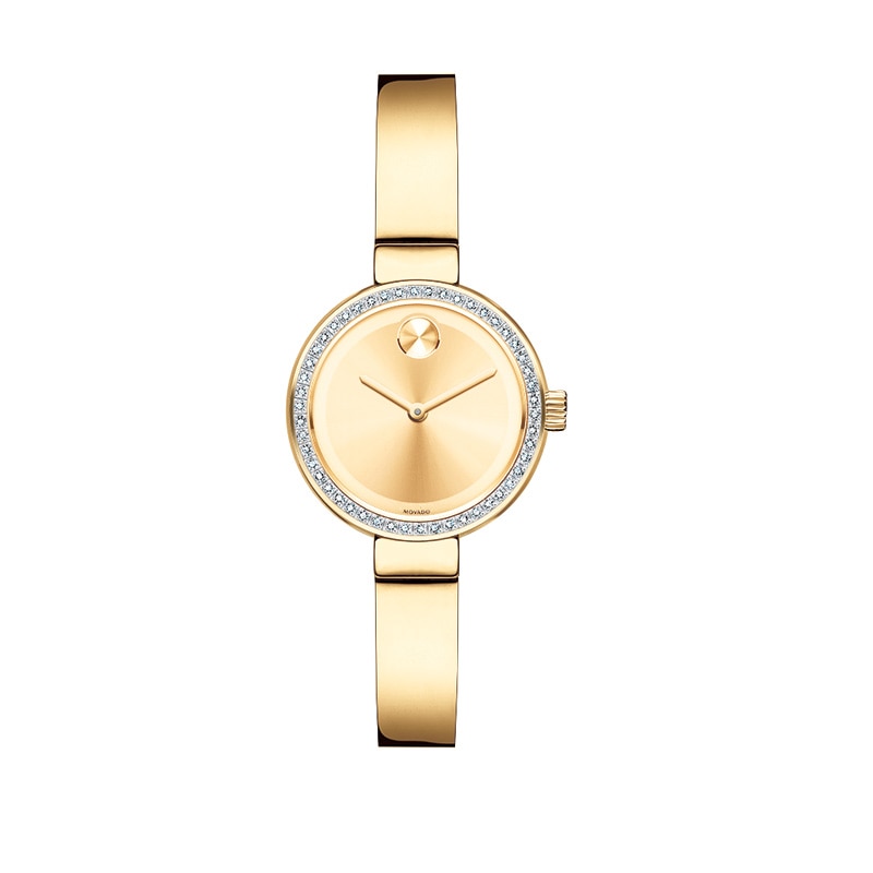 Main Image 1 of Ladies' Movado Bold® Diamond Accent Bangle Watch (Model: 3600322)