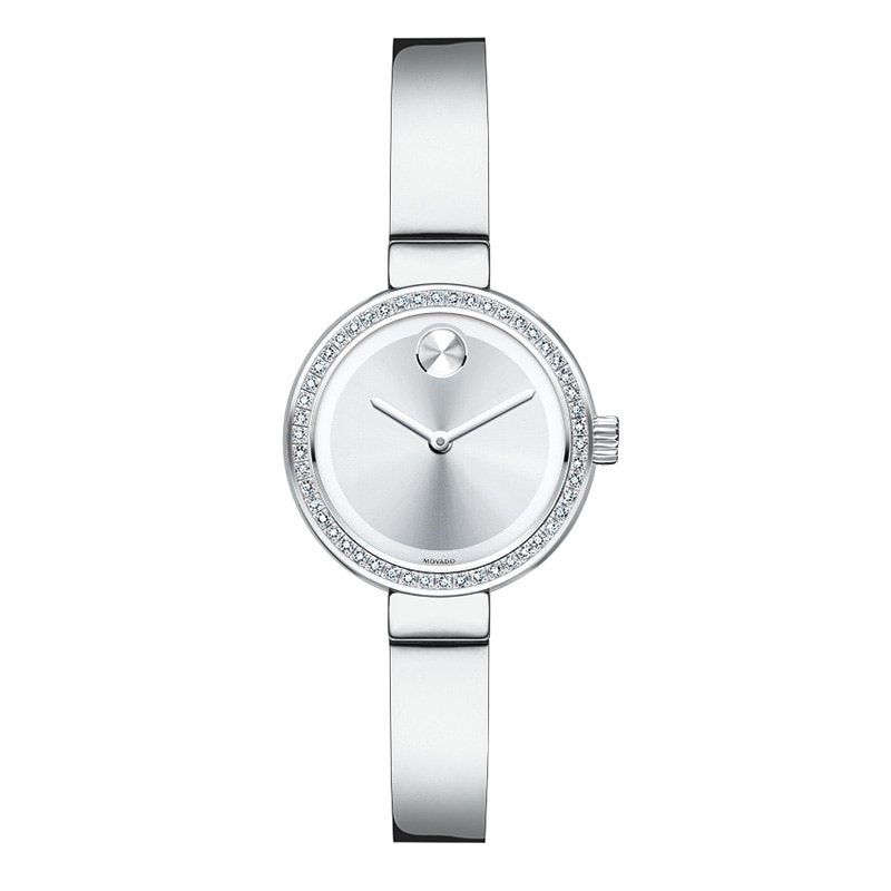 Main Image 1 of Ladies' Movado Bold® Diamond Accent Bangle Watch (Model: 3600321)