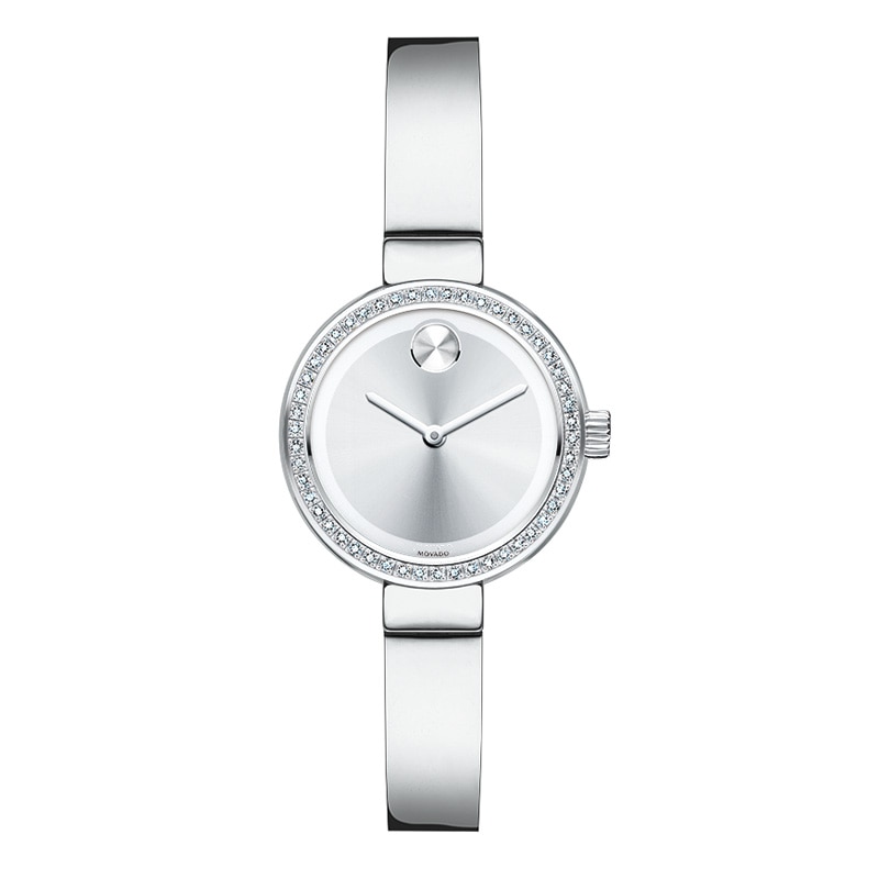 Ladies' Movado Bold® Diamond Accent Bangle Watch (Model: 3600321)