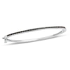 Thumbnail Image 0 of 1/10 CT. T.W. Champagne Diamond Bangle in Sterling Silver