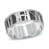 Thumbnail Image 1 of 9.0mm Aspen Tree Comfort Fit Cobalt Wedding Band - Size 10