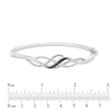 Thumbnail Image 2 of 1/10 CT. T.W. Enhanced Black and White Diamond Loose Braid Three Piece Set in Sterling Silver