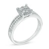 Thumbnail Image 2 of 1/2 CT. T.W. Diamond Composite Frame Double Shank Ring in 10K White Gold