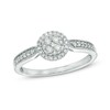 Thumbnail Image 1 of 1/4 CT. T.W. Diamond Composite Frame Vintage-Style Ring in 10K White Gold