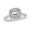 Thumbnail Image 1 of 5/8 CT. T.W. Diamond Double Frame Semi-Mount in 14K White Gold