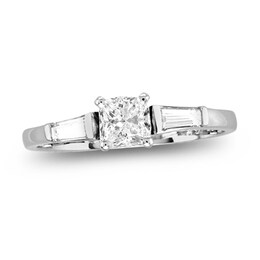 5/8 CT. T.W. Radiant-Cut Diamond Engagement Ring in 14K White Gold