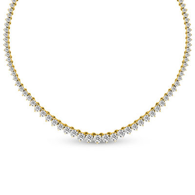 10 CT. T.W. Diamond Tennis Necklace in 