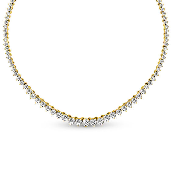 Diamond Tennis Choker Necklace – Alexandra Beth