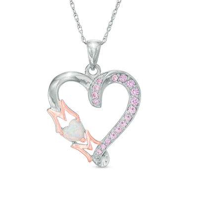 opal mom necklace