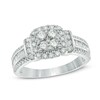 Thumbnail Image 1 of 1 CT. T.W. Diamond Composite Frame Engagement Ring in 10K White Gold